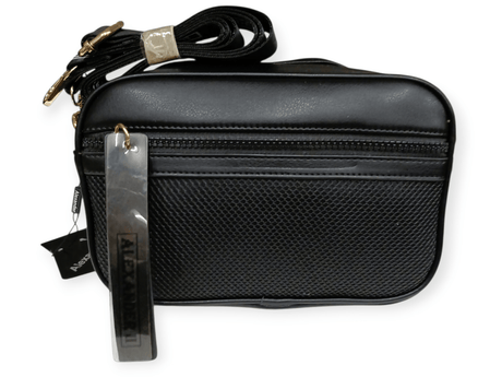 Bolso con rejilla correa ancha 1