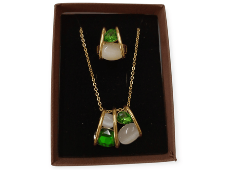 Conjunto acero Italy verde 1