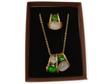 Conjunto acero Italy verde 1