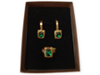 Conjunto acero diseño verde 1