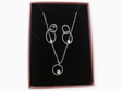 Conjunto diseño acero y circonita 1