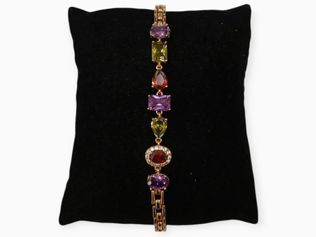 Pulsera circonitas de colores 1