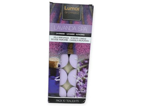 Velas de té lavanda 1