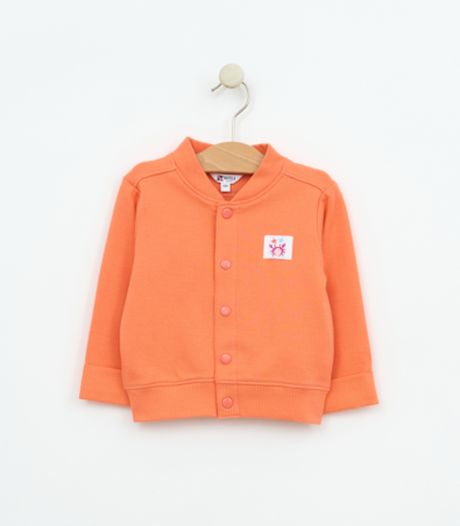 SUDADERA BATELA BEBE NARANJA 1