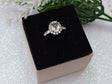 Anillo de plata cuarzo blanco 1