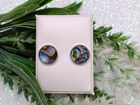 Pendientes concha abulón 1