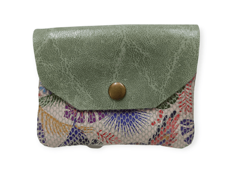 Monedero de piel con cremallera 1