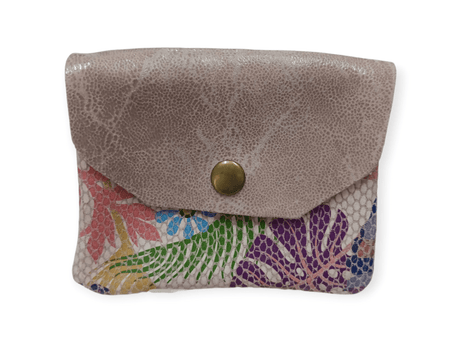 Monedero de piel con cremallera 2