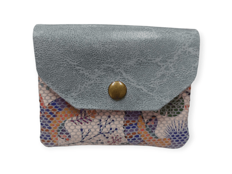 Monedero de piel con cremallera 3