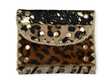 Monedero piel con pelo de potro animal print 1