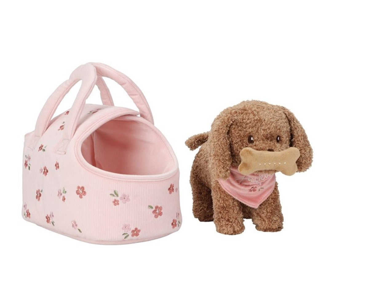 Plush Cat/Dog in Bag de Little Dutch