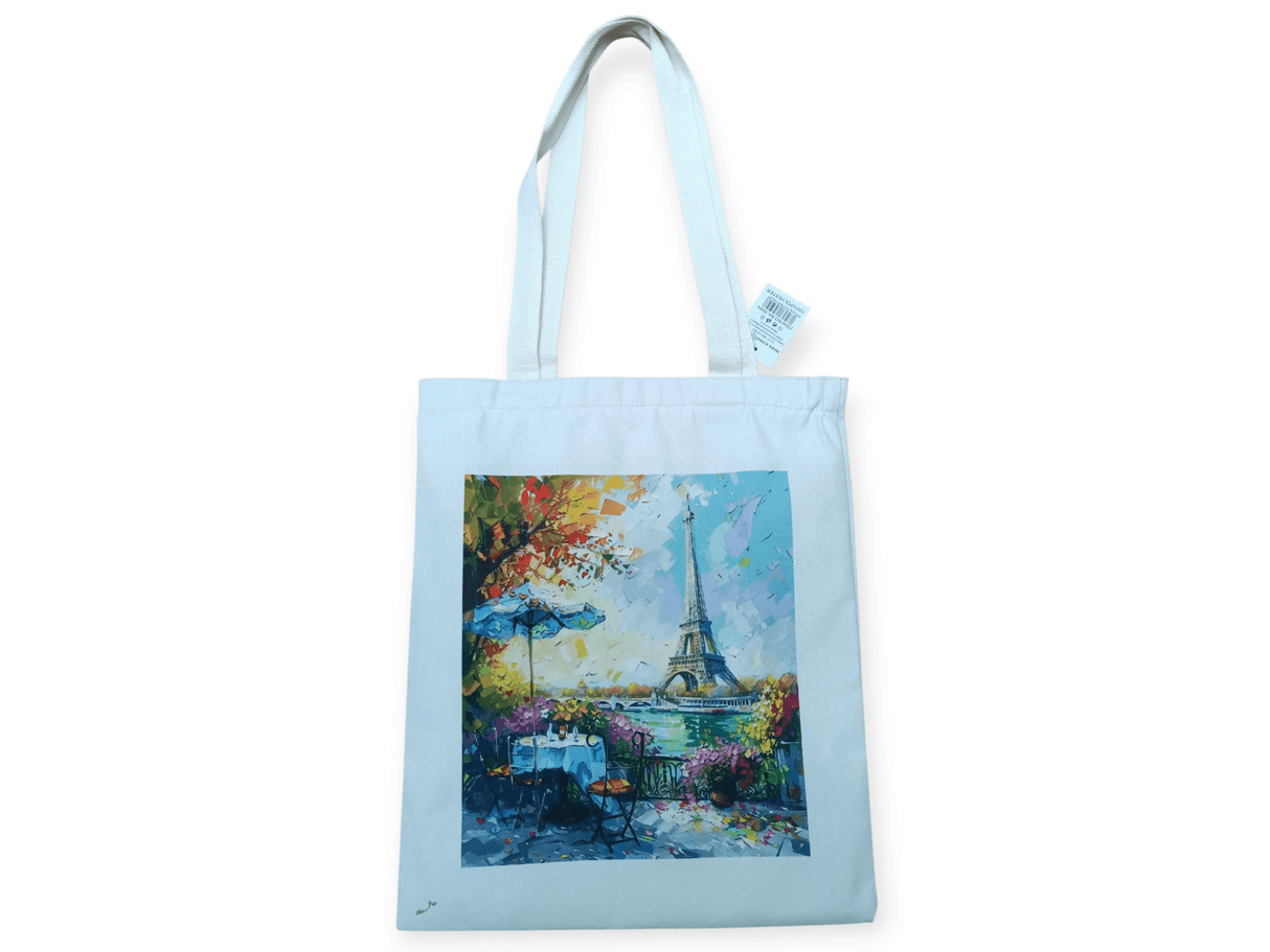 Bolsa de tela con asa Paris primavera 1