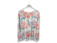 Jersey punto fino flores naranjas 2