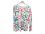 Jersey punto fino de flores 2