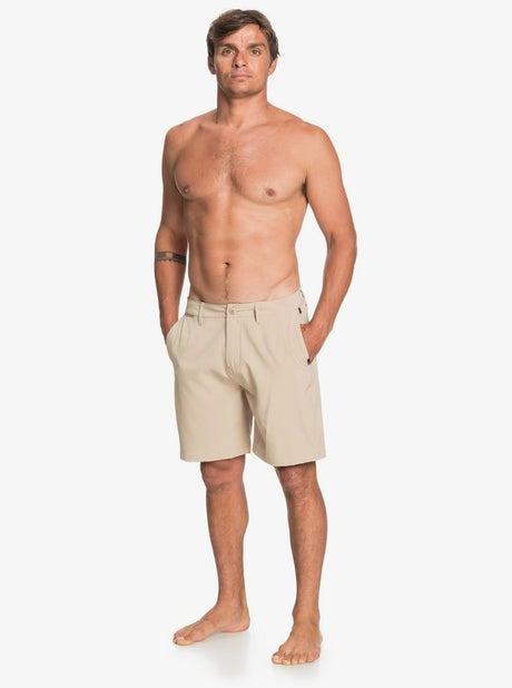 BERMUDA QUIKSILVER HOMBRE BEIGE 1