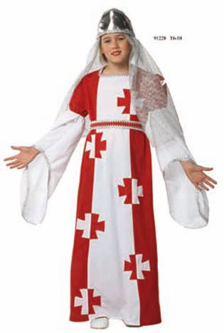 Disfraz de Cruzada Medieval Infantil Niña 1