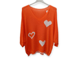 Jersey punto algodón con corazones 2