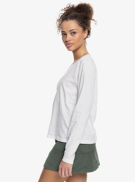 Camiseta Manga larga Logo Roxy Mujer 2