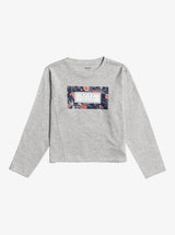 SUDADERA FINITA NIÑA ROXY ALGODON GRIS 1