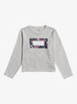 SUDADERA FINITA NIÑA ROXY ALGODON GRIS 1