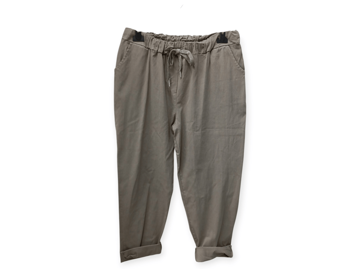 Pantalón casual tejido elastico 4