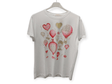 Camiseta globos y corazones rojos 1