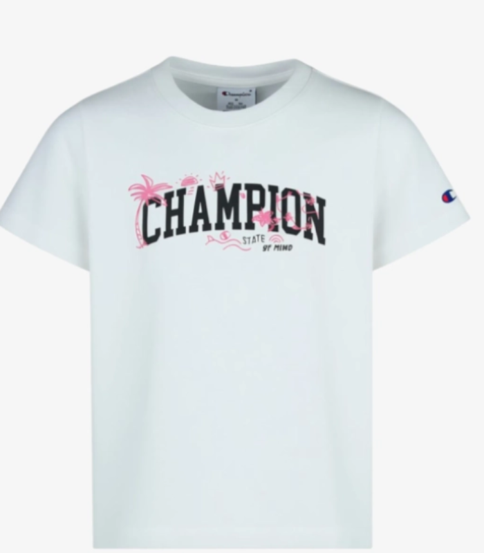 CAMISETA INFANTIL CHAMPION BLANCO 1