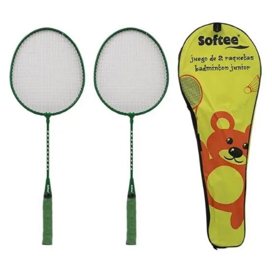 JUEGO DE RAQUETAS SOFTEE BADMINTON JR´21 1