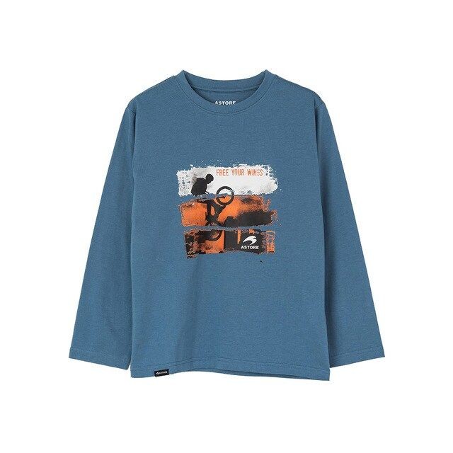 CAMISETA MANGA LARGA ASTORE AZUL NIÑO 1