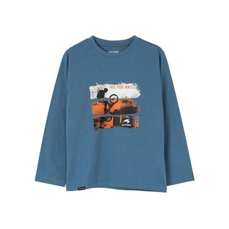 CAMISETA MANGA LARGA ASTORE AZUL NIÑO 1