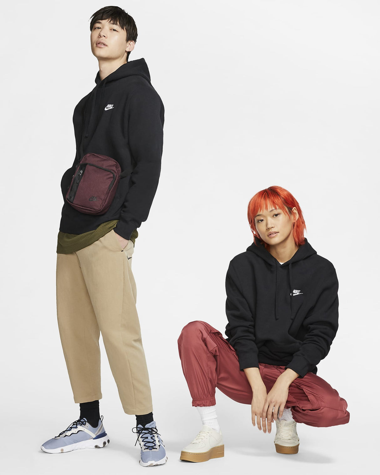 SUDADERA CAPUCHA CANGURO NGRO NIKE SR 1