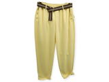 Pantalón con cinturón y cintura elástica 1