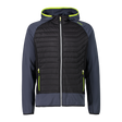 CHAQUETA ELASTICA/PLUMI CON CAPUCHA NEGRO CMP 1