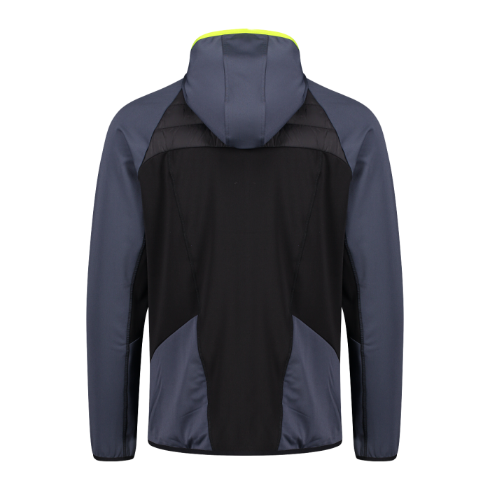 CHAQUETA ELASTICA/PLUMI CON CAPUCHA NEGRO CMP 2