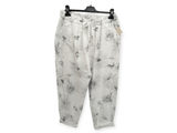 Pantalón elástico estampado floral 1