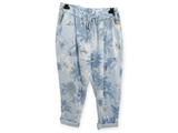 Pantalón elástico estampado floral 2