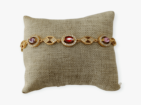 Pulsera circonita de colores 1