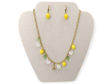 Conjunto Limones collar y pendientes acero 1