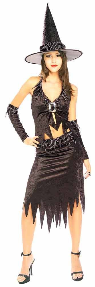 Disfraz Bruja de Media Noche Adulto Mujer 1