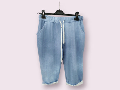 Pantalón pirata efecto vaquero 1