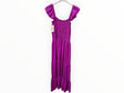 Vestido largo color buganvilla 1