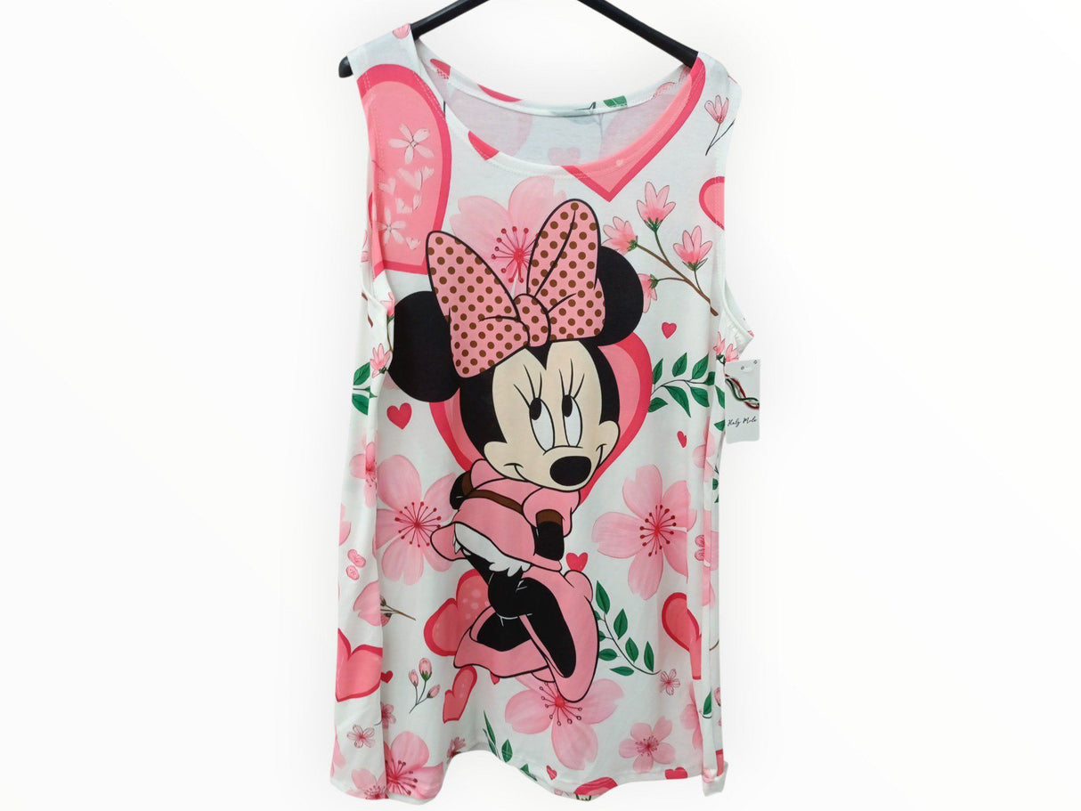 Vestido Minnie mouse rosa 1