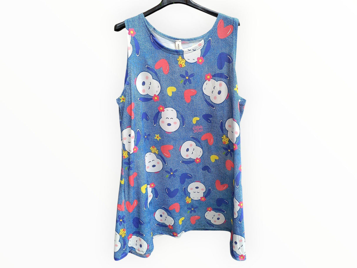 Vestido azul Snoopy 1