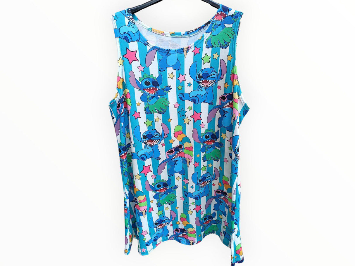 vestido azul lilo &amp; stitch 1
