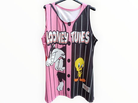 Vestido rosa y negro Looney tunes 1