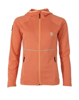 Sudadera con cremaiera y chano trenua sra naranja 1