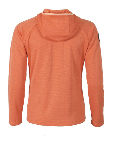 Sudadera con cremaiera y chano trenua sra naranja 2