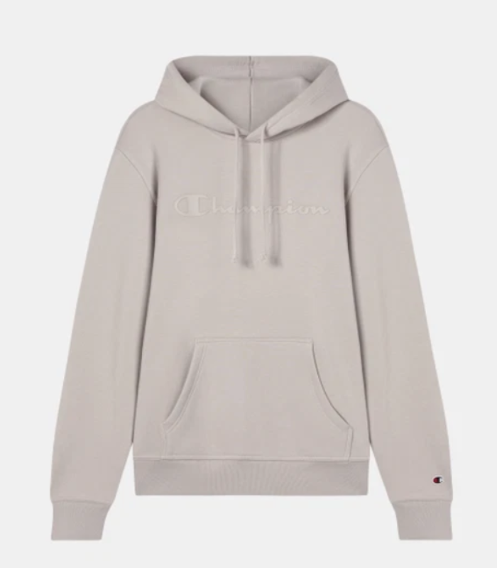 SUDADERA CHAMPION LOGO GRIS 1