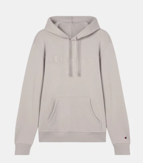 SUDADERA CHAMPION LOGO GRIS 1