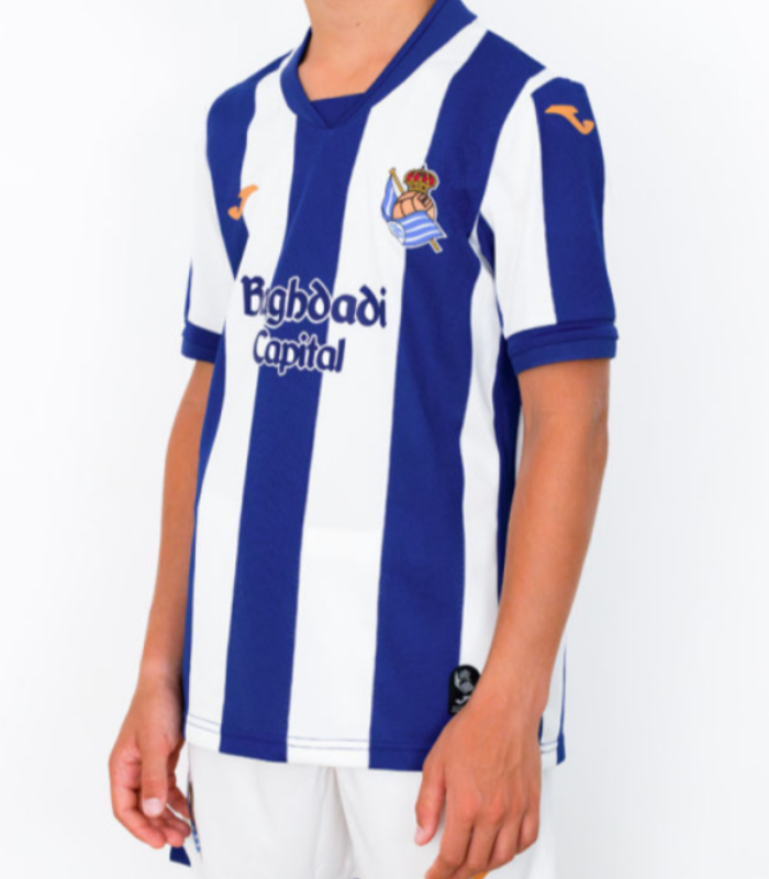 1ª EQUIPACIÓN INFANTIL REAL SOCIEDAD (CAMISETA+ PANTALÓN CORTO) 1